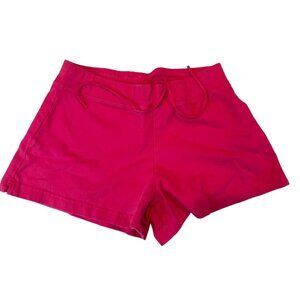 Vintage 80s Pro Spirit Womens Running Gym Shorts Stretch Hot Pink Size Medium